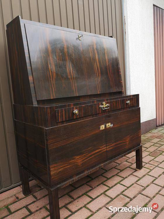Sekretarzyk Biurko ARTDECO Heban Unikat Stary Swarzędz sprzedam