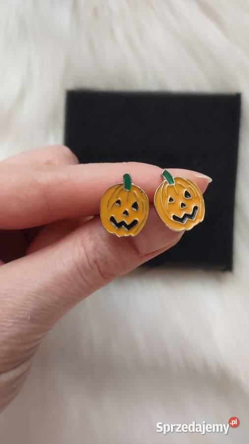 Kolczyki dynie Halloween Olkusz