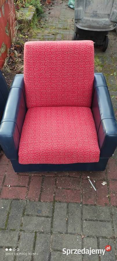 Fotele PRL stan 3 sztuki Sianów sprzedam