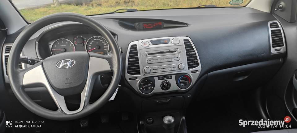 2010r 1248 benzyna 78 mały przebieg i20 Wojnicz