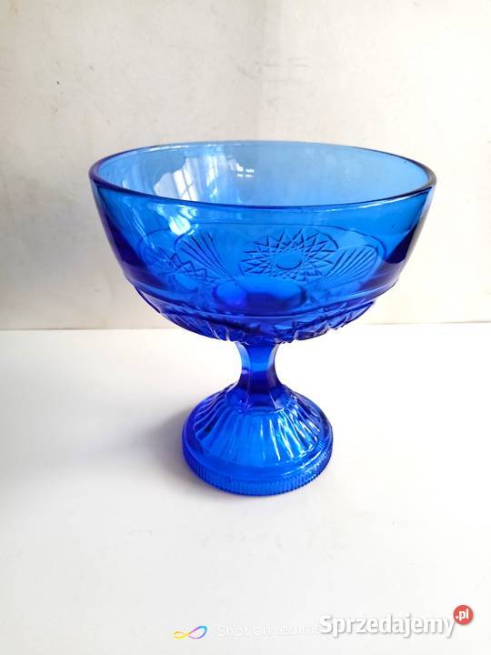 Patera owocarka niebieska Ząbkowice PRL Łódź sprzedam