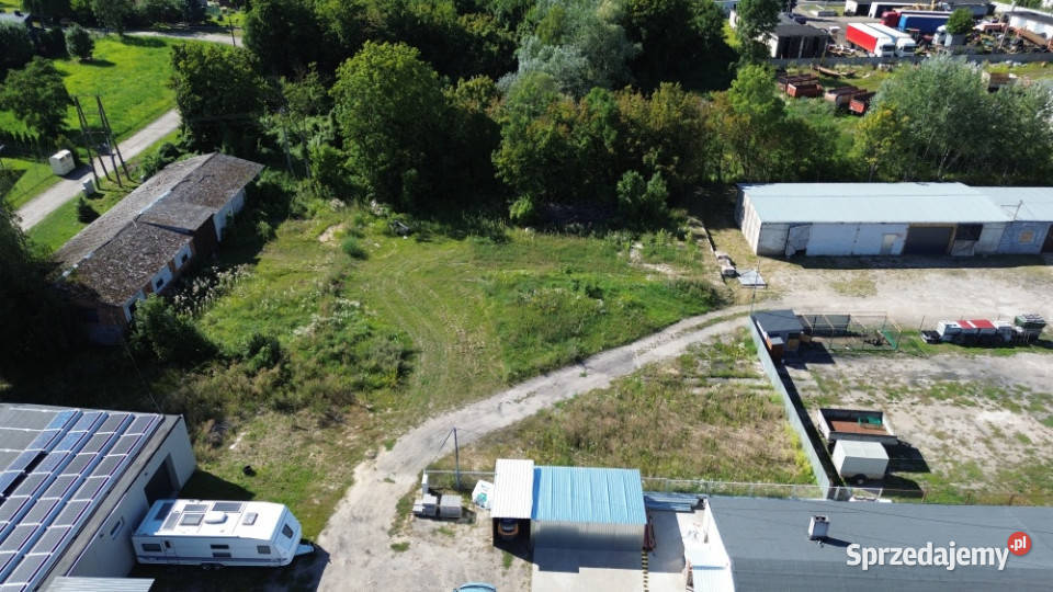 działka przemusł z mediami Stolno sprzedam