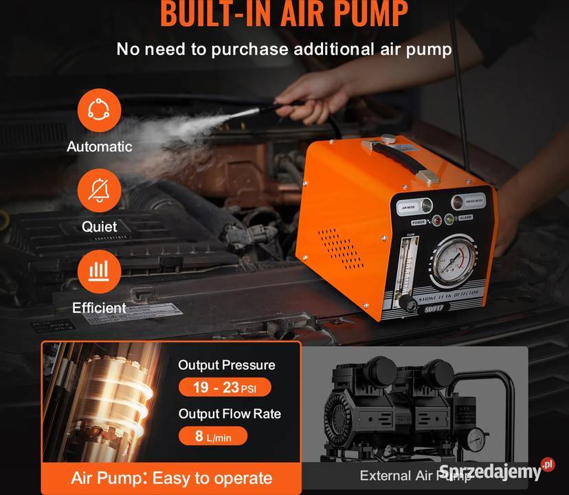 Dymiarka Samochodowy wykrywacz nieszczelności łódzkie Piotrków Trybunalski