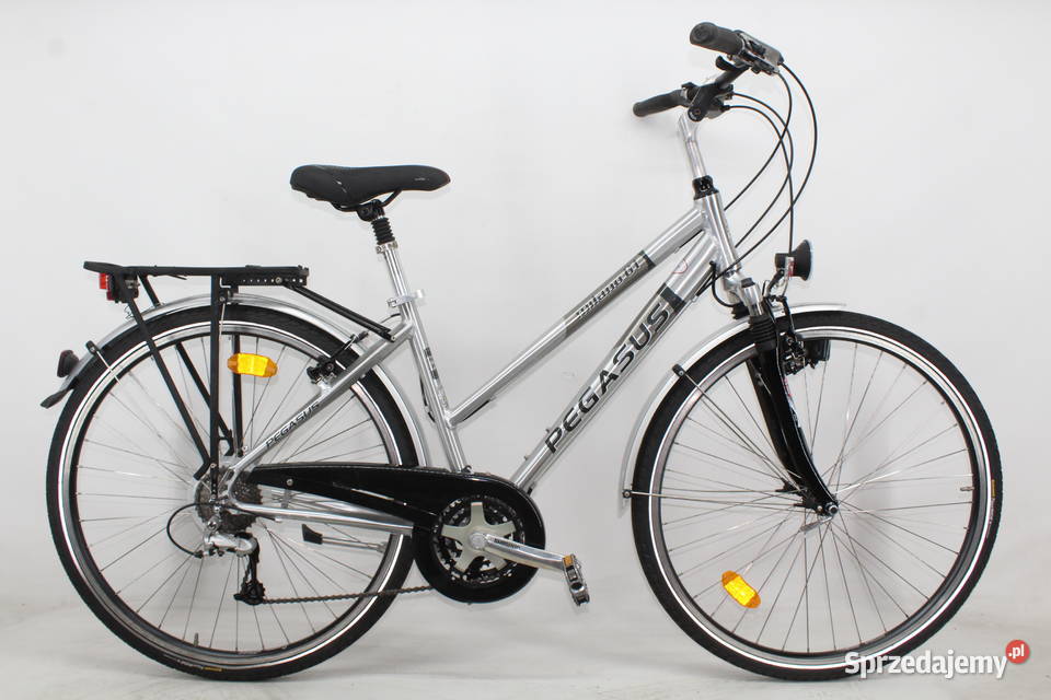 Aluminiowy rower damski PEGASUS 24 biegi koła 28 Milicz