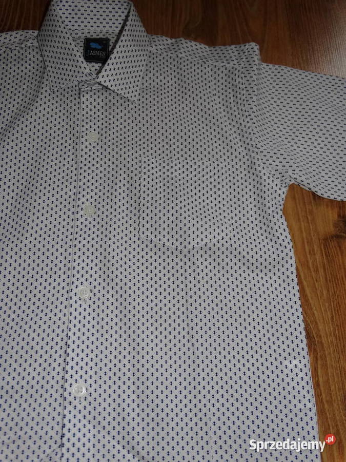Biała elegancka koszula chłopięca r128134 8 lat+