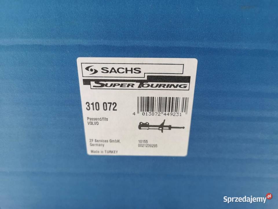 AMORTYZATOR LEWY PRZÓD SACHS VOLVO S40 V40 9504