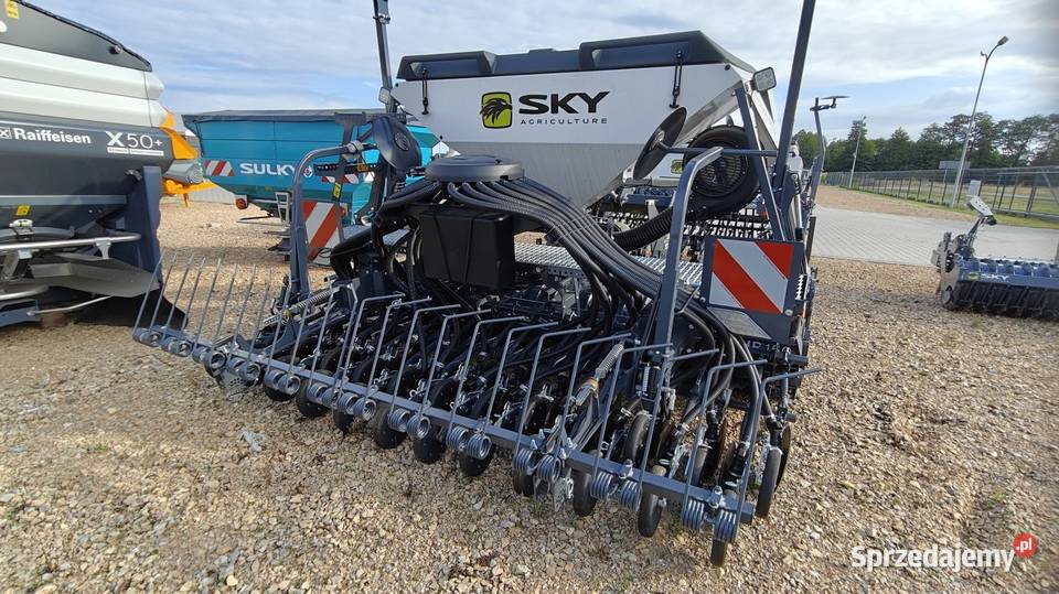Zestaw uprawowosiewny 3m SKY sulky siewnik z Siewniki i sadzarki Rząśno