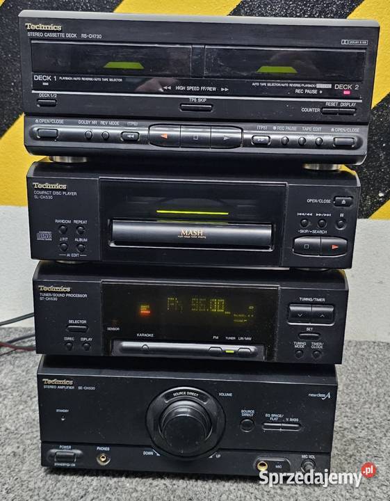 Wzmacniacz stereo Technics SECH530 Wzmacniacze i pokrewne Kraków