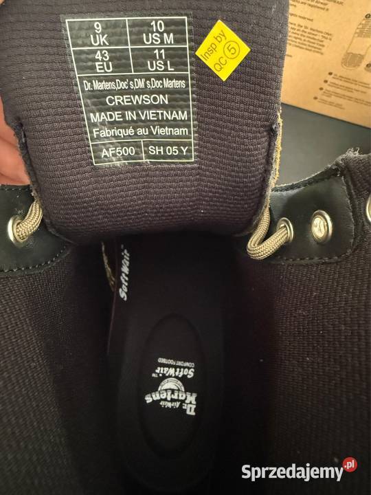 Dr Martens Crewson Olive 31225538 NOWE w pudełku lubuskie