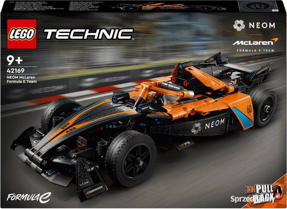 LEGO Technic Bolid Neom McLaren Formuła E team Giżycko