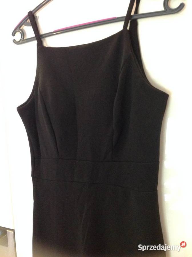 Sukienka Czarna Damska WAL G S falbana Nowa Nowa Sól