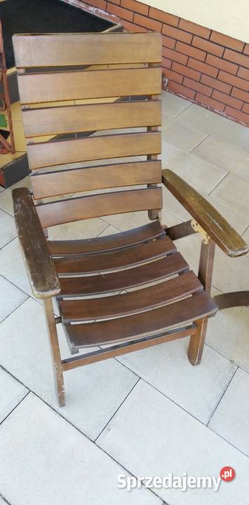 Drewniane fotele ogrodowe leżak krzesło fotel Garwolin
