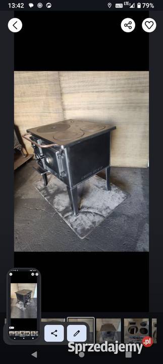 Norweski piec żeliwny angielka piecokuchnia Kominki wielkopolskie Międzychód sprzedam