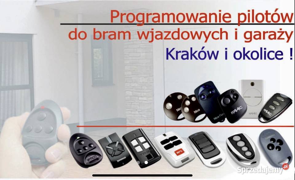 Elegancki pilot do bram MINI DTM System 43392MHz Kraków