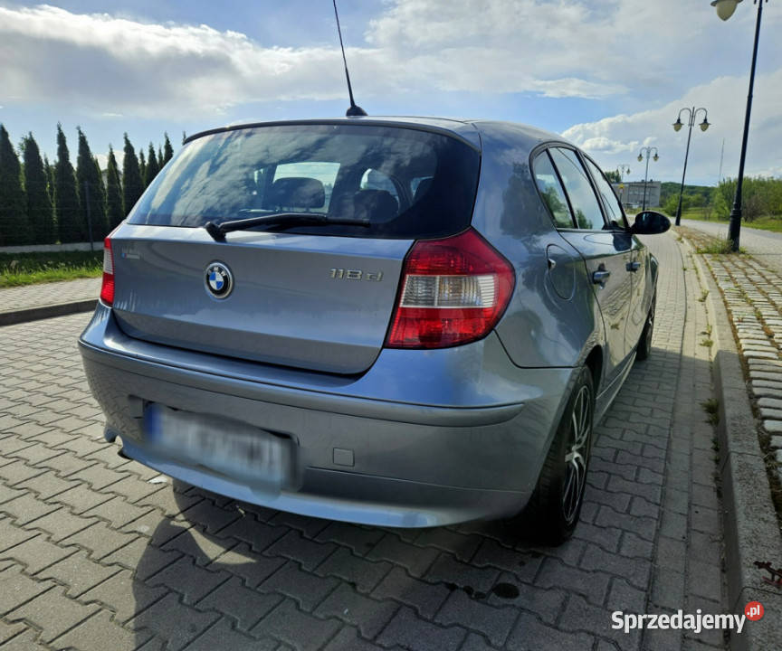 BMW 118 Zarejestrowany Klima Alu Rata380 E87 aluminiowe felgi Śrem sprzedam