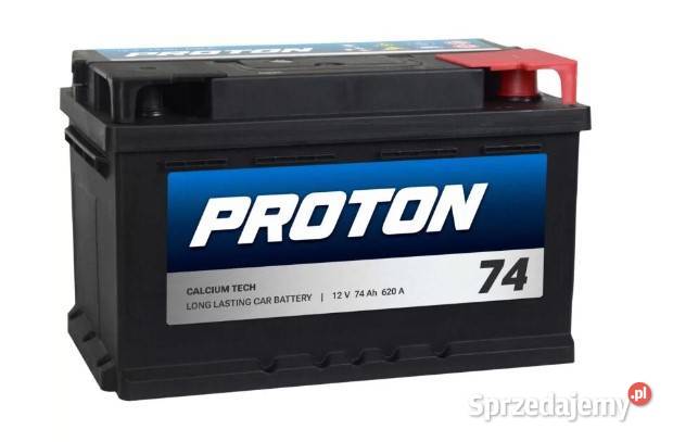Akumulator PROTON 74Ah 620A EN PRAWY PLUS niski Wałbrzych