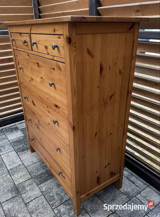 Komoda Hemnes lite drewno 6 szuflad Poddębice