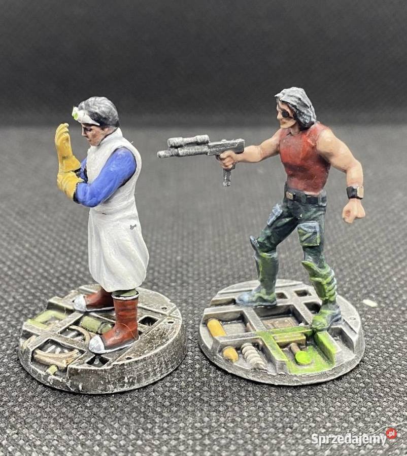 Naukowiec i kosmiczny pirat figurka rpg druk 3d Gdańsk