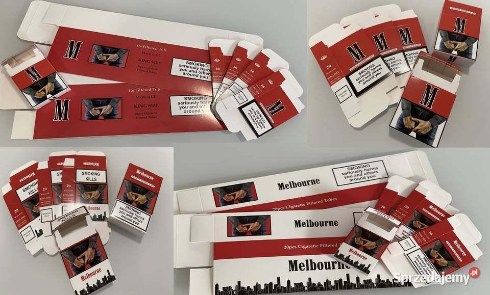 Opakowania paczki pudełka na gilzy papierosowe Łódź