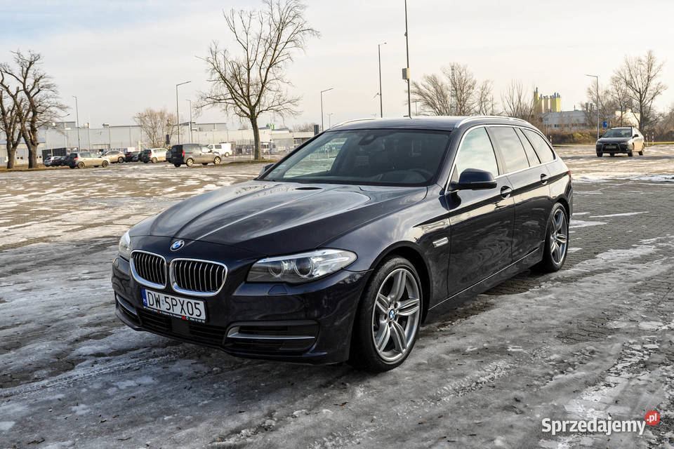 BMW Seria 5 20d 190 Automat Lift 2016 r Skóry nieuszkodzony Wrocław