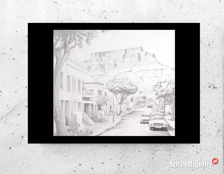 plakat A4 czarny Rzeszów