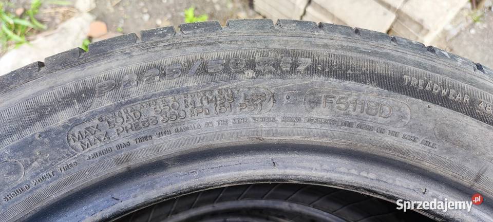 Opony Michelin Energy Saver AS MS 225 50 r17 93V Samochodowe Rzeszów sprzedam