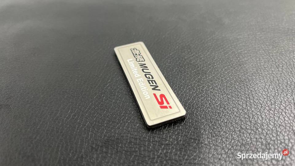 Emblemat Honda Mugen Si Limited Edition Emblematy sprzedam