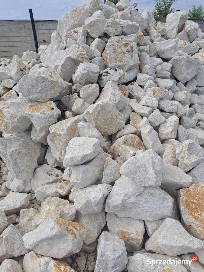 Kamień ogrodowy biały głaz białe głazy 50500 mm Kraków