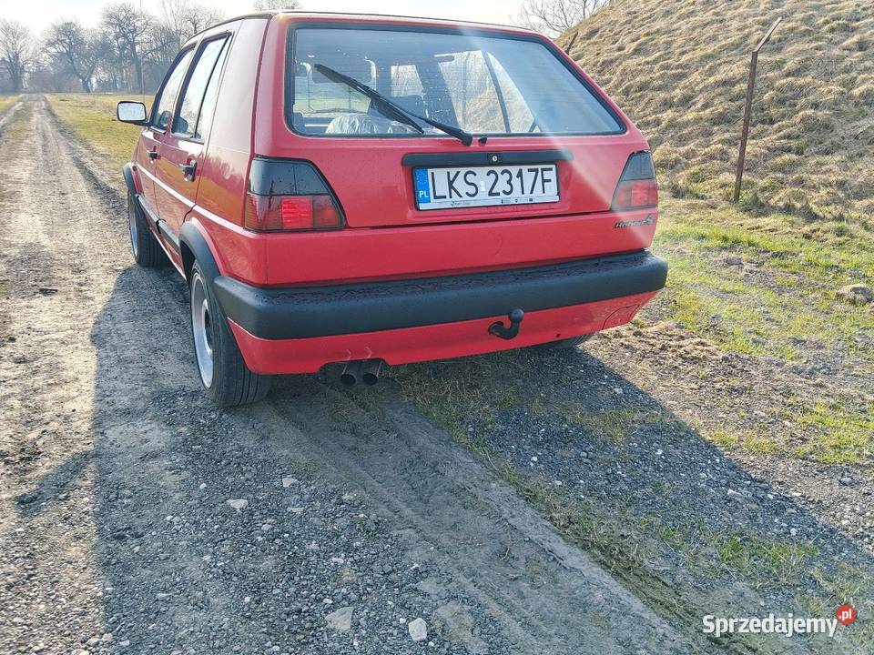 Golf mk2 klasyk ats czerwony Krasnystaw