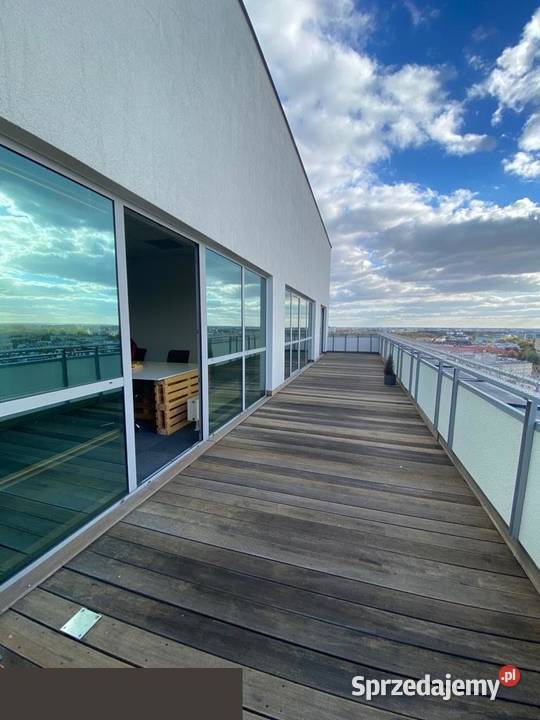 Biuro z panorama taras 58m zachody słońca Warszawa