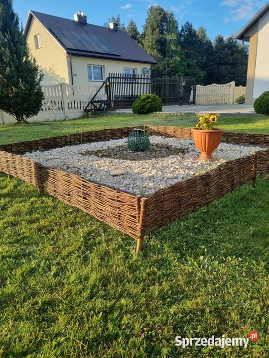 Palisada wiklinowa ogrodowa Płotki obrzeże Groble sprzedam