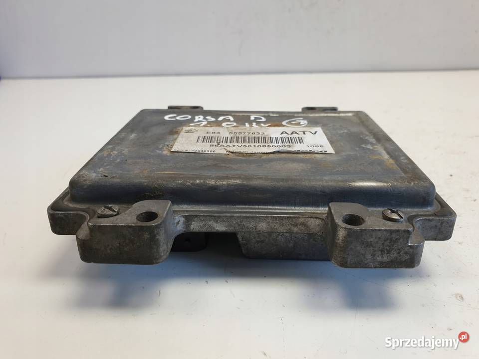 Opel Corsa D 10 12V STEROWNIK SILNIKA 55577832 Układ elektryczny, zapłon Rudka