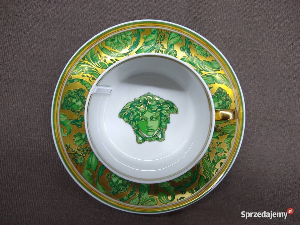 Filiżanka Rosenthal Versace Medusa Garland Green Kalisz
