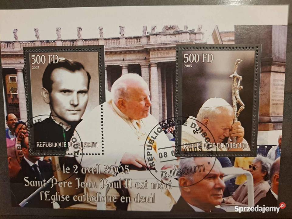 Jan Paweł II znaczki bloczki Kraków