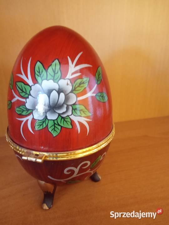 Jajka porcelanowe ala Faberg duże 13 Antyki, Sztuka, Kolekcje pomorskie Gdańsk