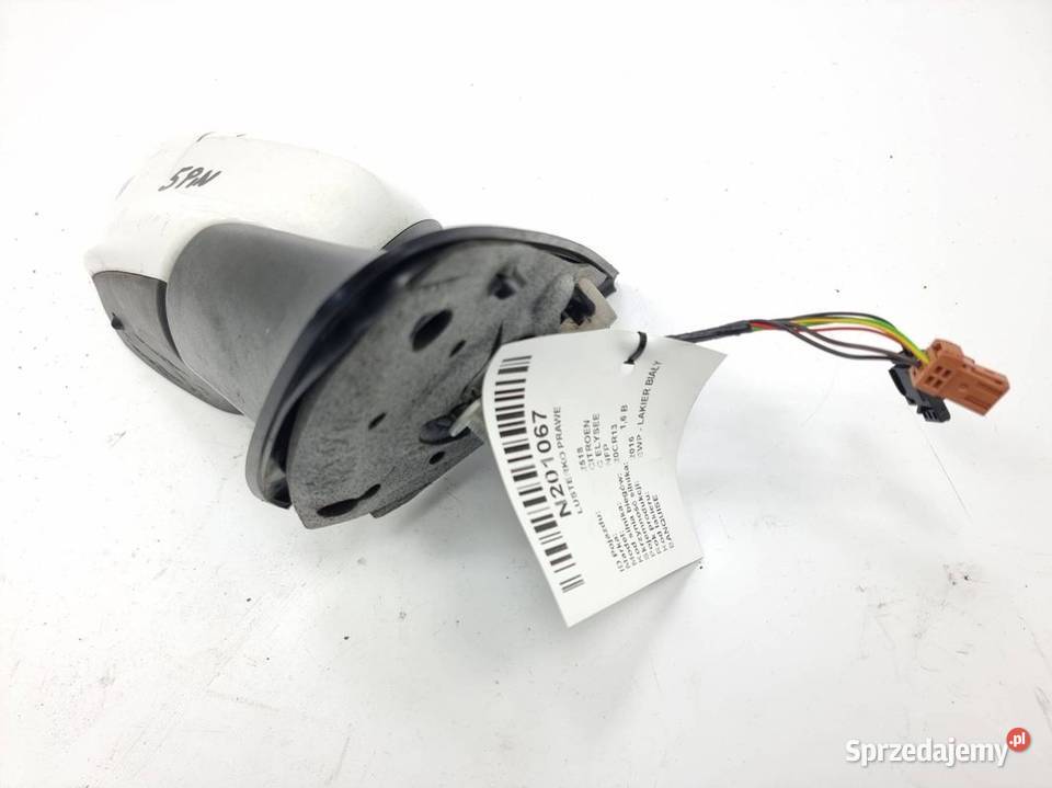 LUSTERKO PRAWE CITROEN C ELYSEE 5 PIN