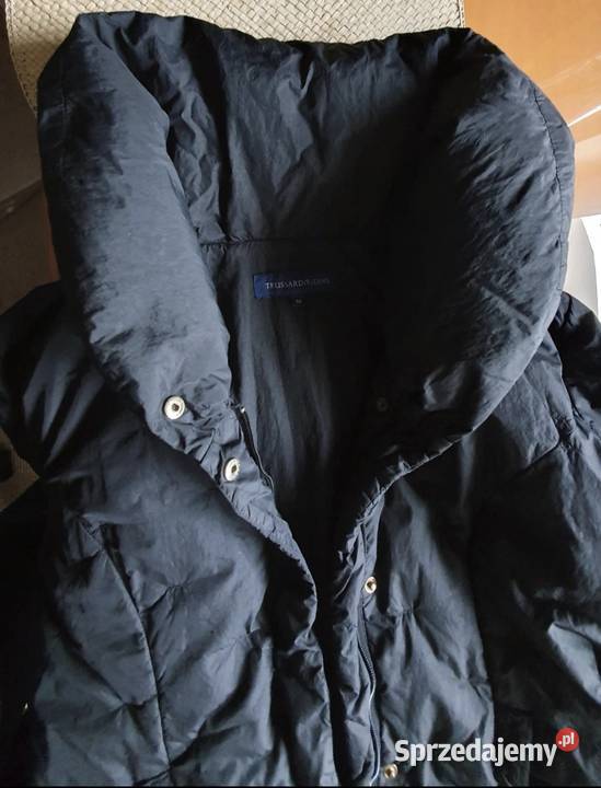 Damska kurtka skafander marki Trussardi M zimowa Bez wzoru Lublin