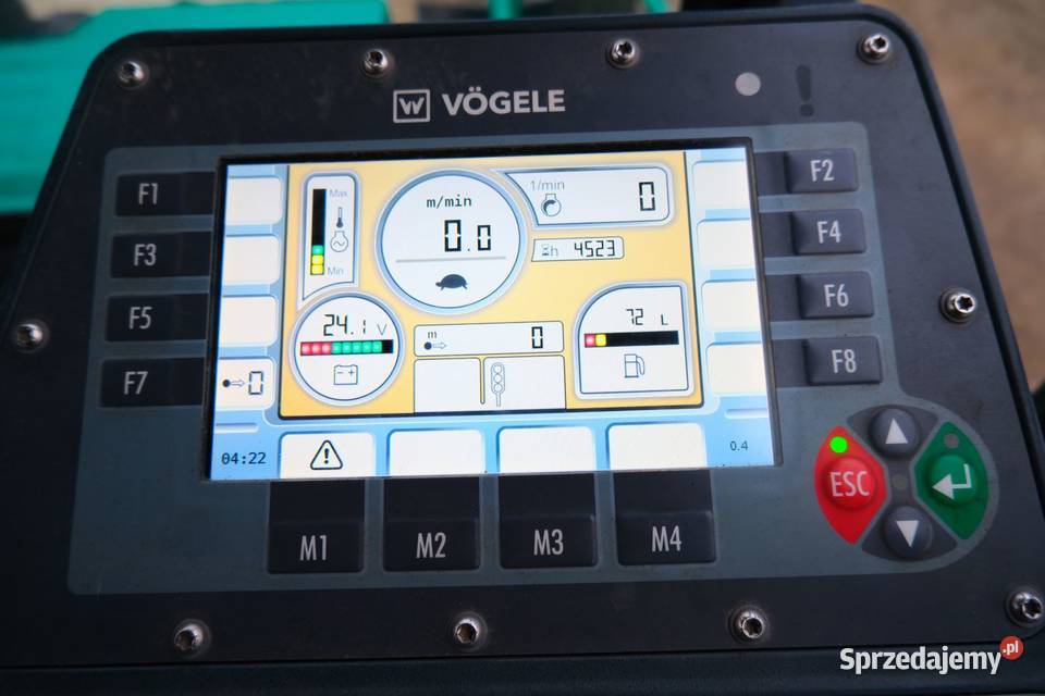 ROZKŁADARKA MAS BITUMICZNYCH VOGELE SUPER 18003I Warszawa