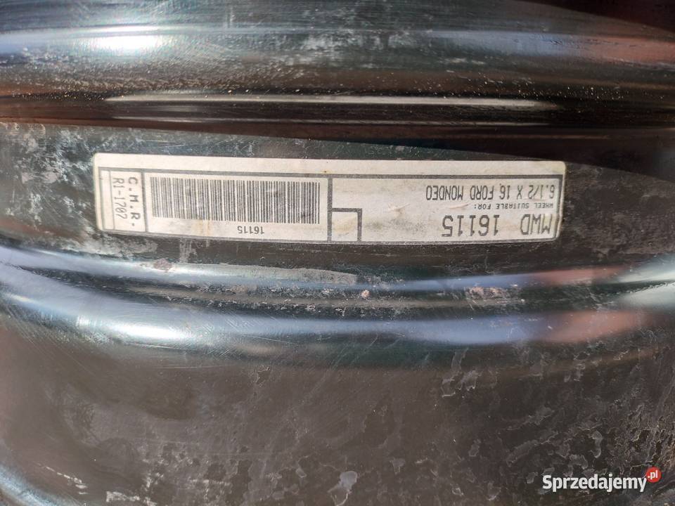 Felgi stalowe 16x65 5x108 et50 Ford Focus Mondeo sprzedam