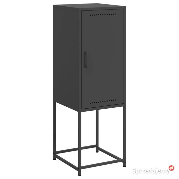 Szafka czarna 36x39x107 stal WM846530 Warszawa