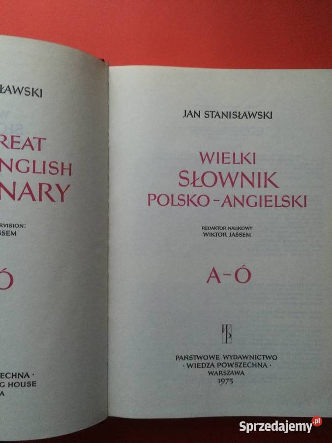 2371 Wielki Słownik Polsko Angielski Szczecin sprzedam