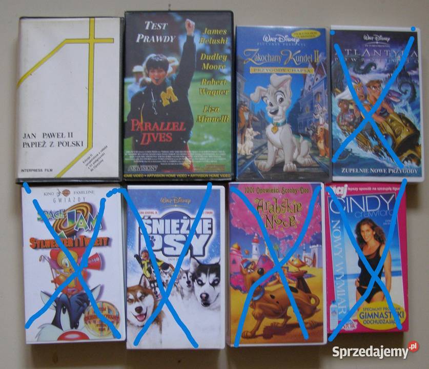 Kasety VHS oryginalne Łódź