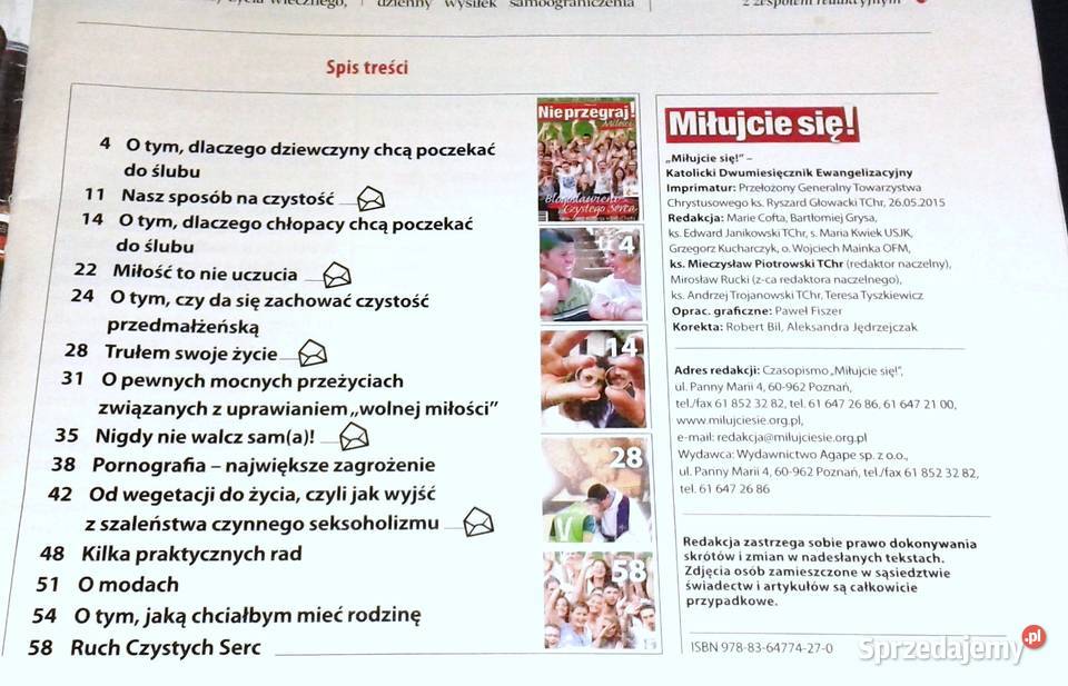 Miłujcie się Nie przegraj Miłości sprzedam