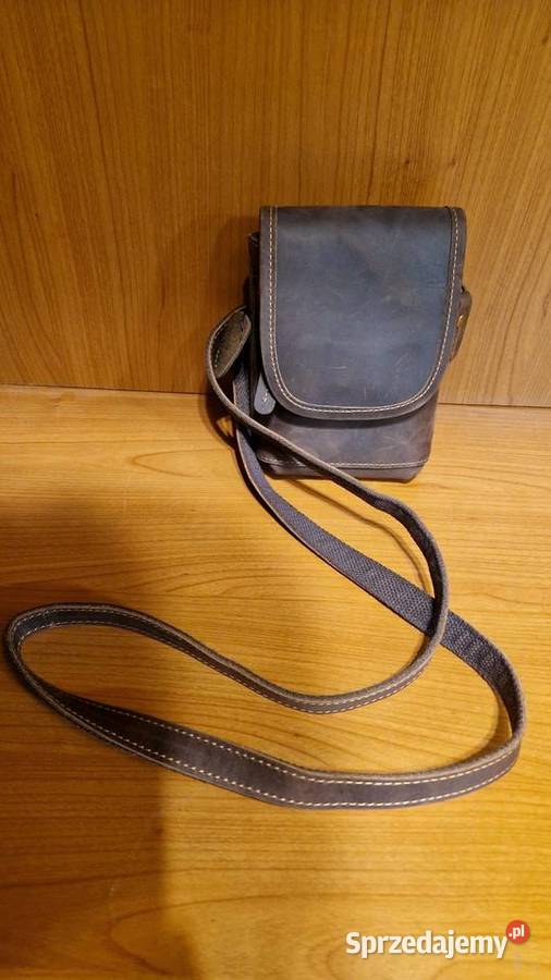 Zupełnie nowa torebka na telefon skóra brązowa Lublin