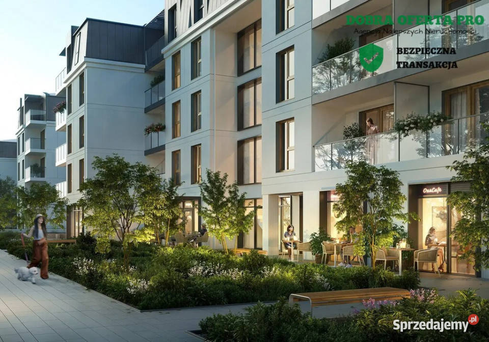 3 pokoje Oxygen Park z widokiem na zieleń Gdańsk