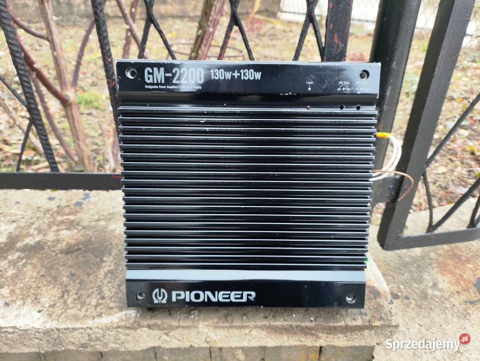 Wzmacniacz samochodowy 2 kanałowy Pioneer GM2200 Niegowonice