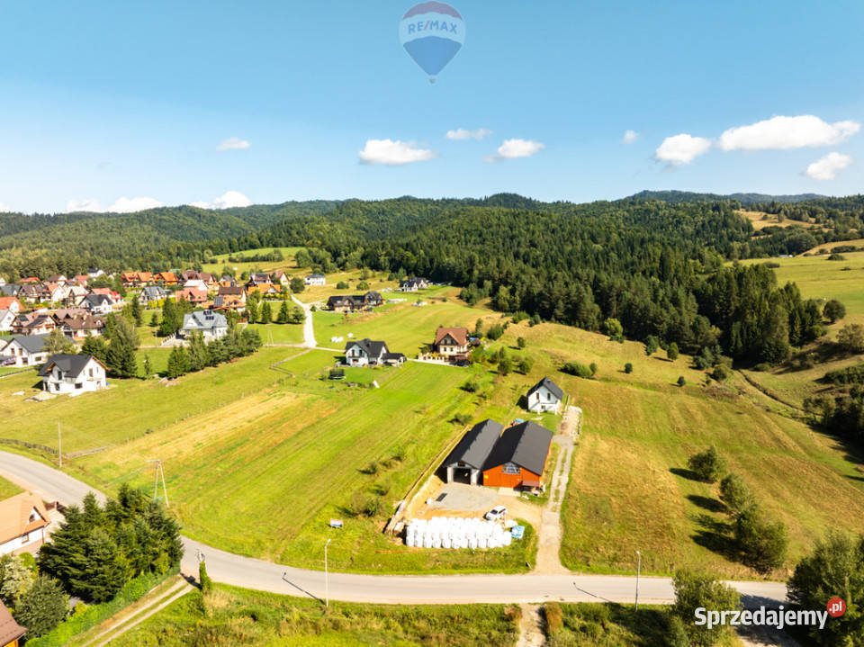 Widokowa działka budowlana w Maniowach Maniowy