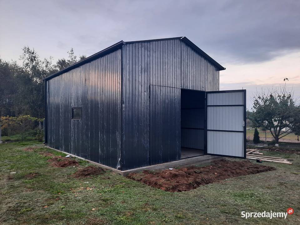 Garaż Blaszany GRAFITOWY MAGAZYN HALA Wiaty Hale Pozostałe Sandomierz sprzedam