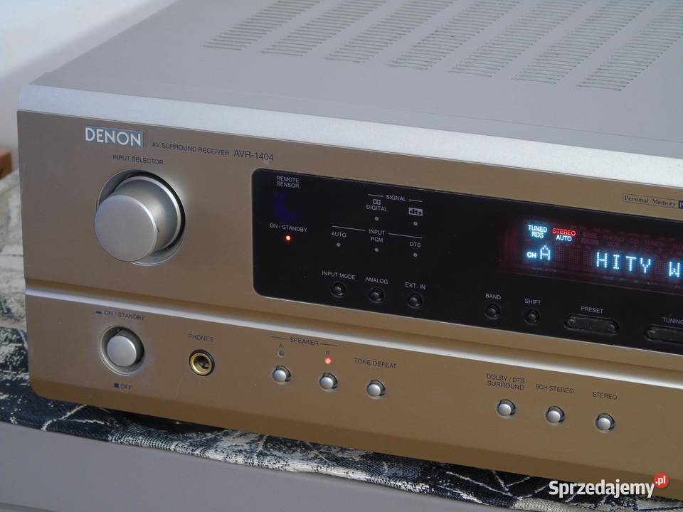 Amplituner Denon AVR1404 RDS mocny i sprawny Jasło