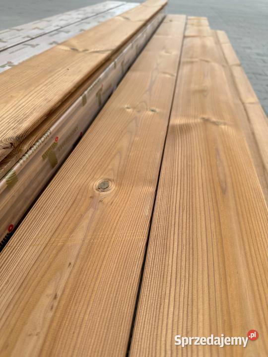 Deska tarasowa Thermo termo sosna ryflowana Deski tarasowe dolnośląskie Prusice